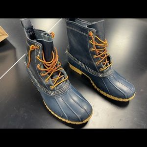 LL Bean boots limited edition Navy